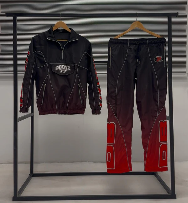 Wind Breaker Jacket and Pant with Reflector Piping