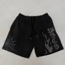 100% Cotton Rhinestones Shorts