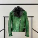 Vintage Leather Jacket With Spikes