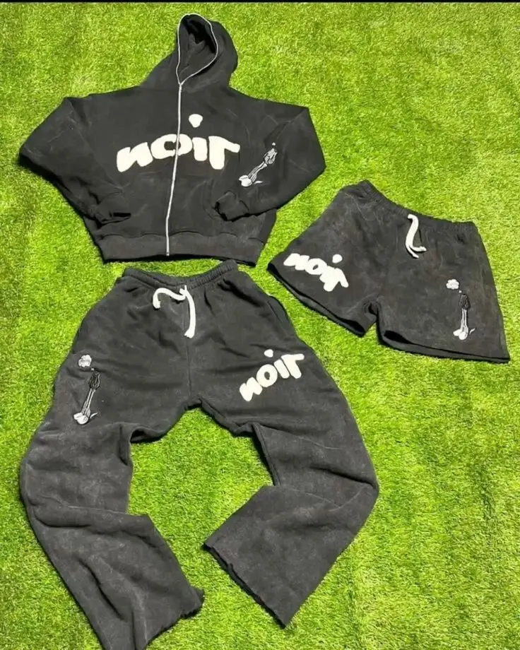 Customized Printing Traksuite Black Color